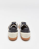 DS 2024 Adidas Samba OG Women's Cream/Neutral/Black Leather Trainers - UK6