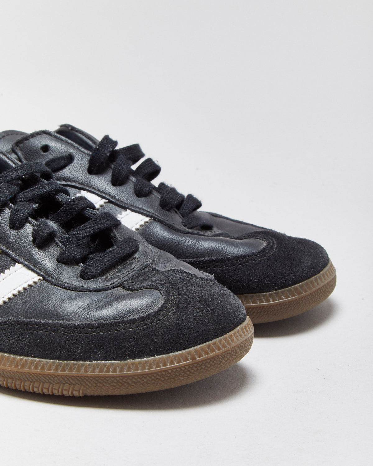 Adidas Samba OG Women's Black/White Leather Trainers - UK3
