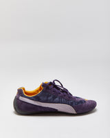 Vintage 2007 Y2K Puma Women's Suede Grape Speedcat Trainers - UK6