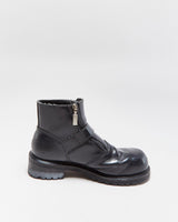 Vintage Harley Davidson Women's Leather Ankle Buckle Biker Boots - UK6.5