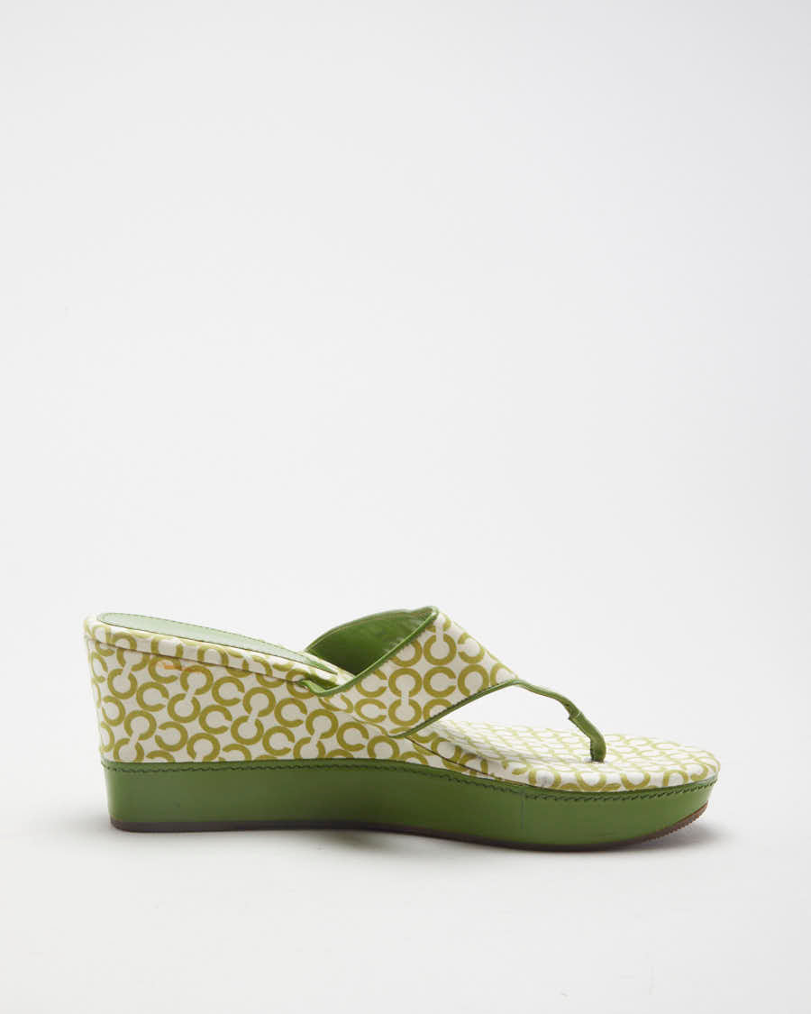 Coach Felicia Wedge Sandals - UK 6