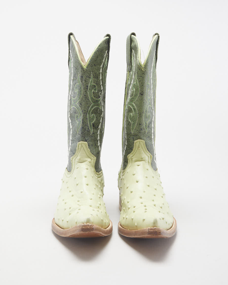 Green Gran Lider Cowboy Boots