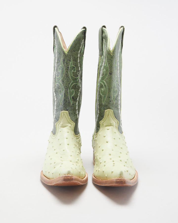 Green Gran Lider Cowboy Boots