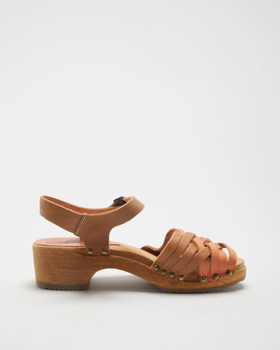 Bosabo Wooden Sandal Clogs - UK 4.5
