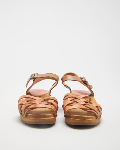Bosabo Wooden Sandal Clogs - UK 4.5