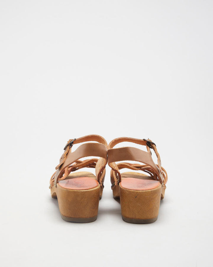 Bosabo Wooden Sandal Clogs - UK 4.5