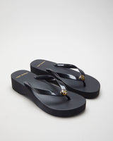 Black Tory Burch Platform Sandals - UK 4.5