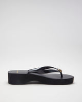 Black Tory Burch Platform Sandals - UK 4.5