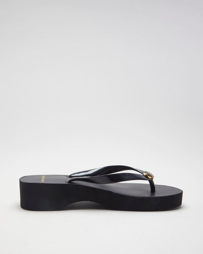Black Tory Burch Platform Sandals - UK 4.5