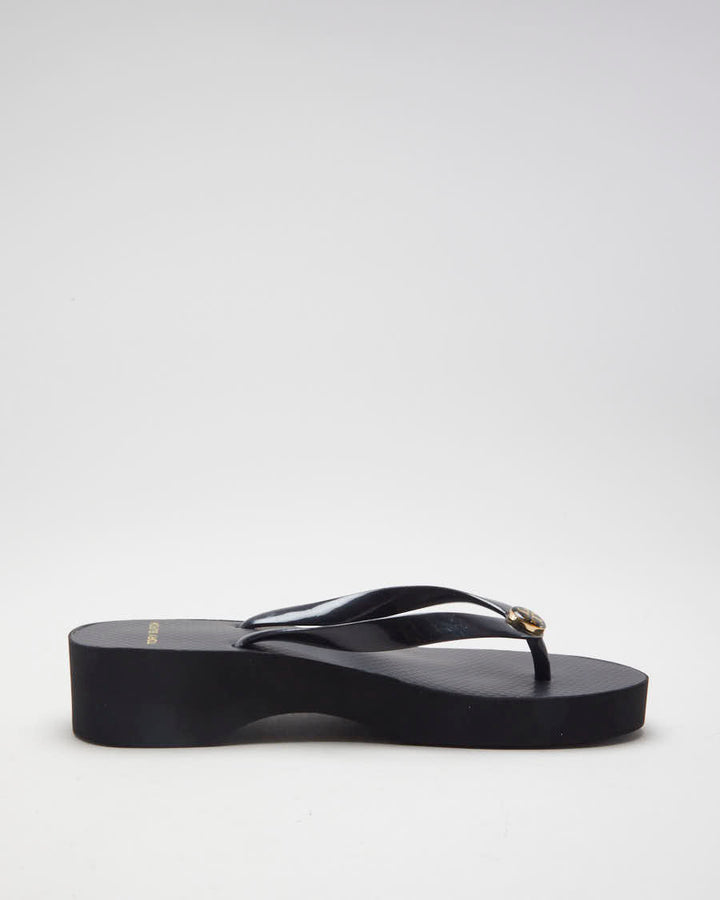 Black Tory Burch Platform Sandals - UK 4.5