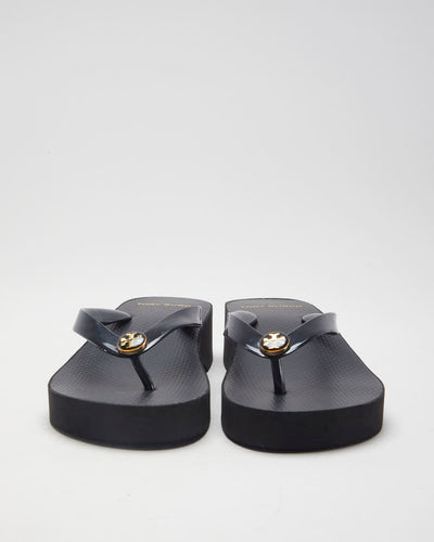 Black Tory Burch Platform Sandals - UK 4.5