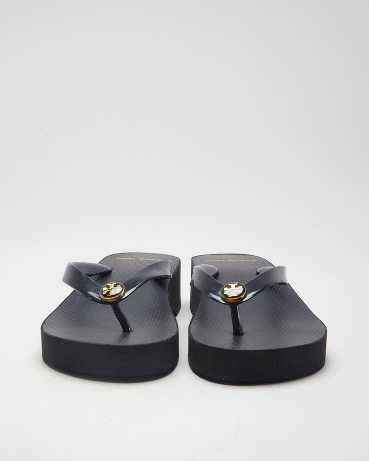 Black Tory Burch Platform Sandals - UK 4.5