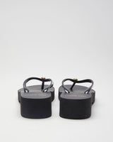 Black Tory Burch Platform Sandals - UK 4.5