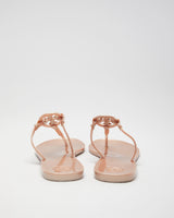 Rose Gold Tory Burch Flip Flops - UK 4.5