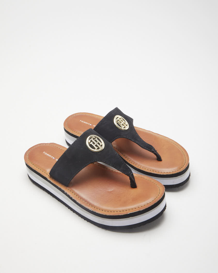 Tommy Hilfiger Platform Flip Flops - UK 4.5