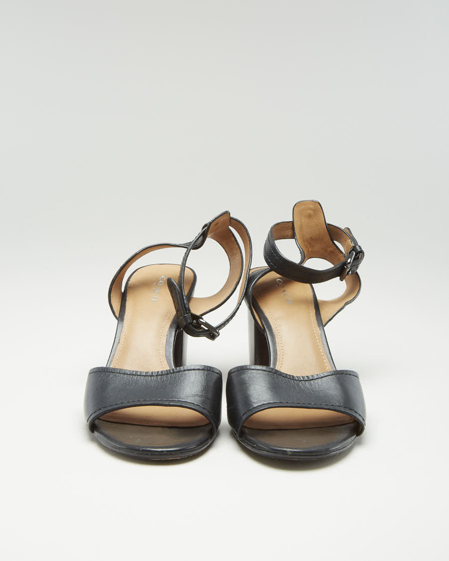 Black Coach Pipher Heels - UK 5