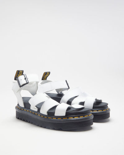 White Dr Martin Blaire Sandals - UK 3