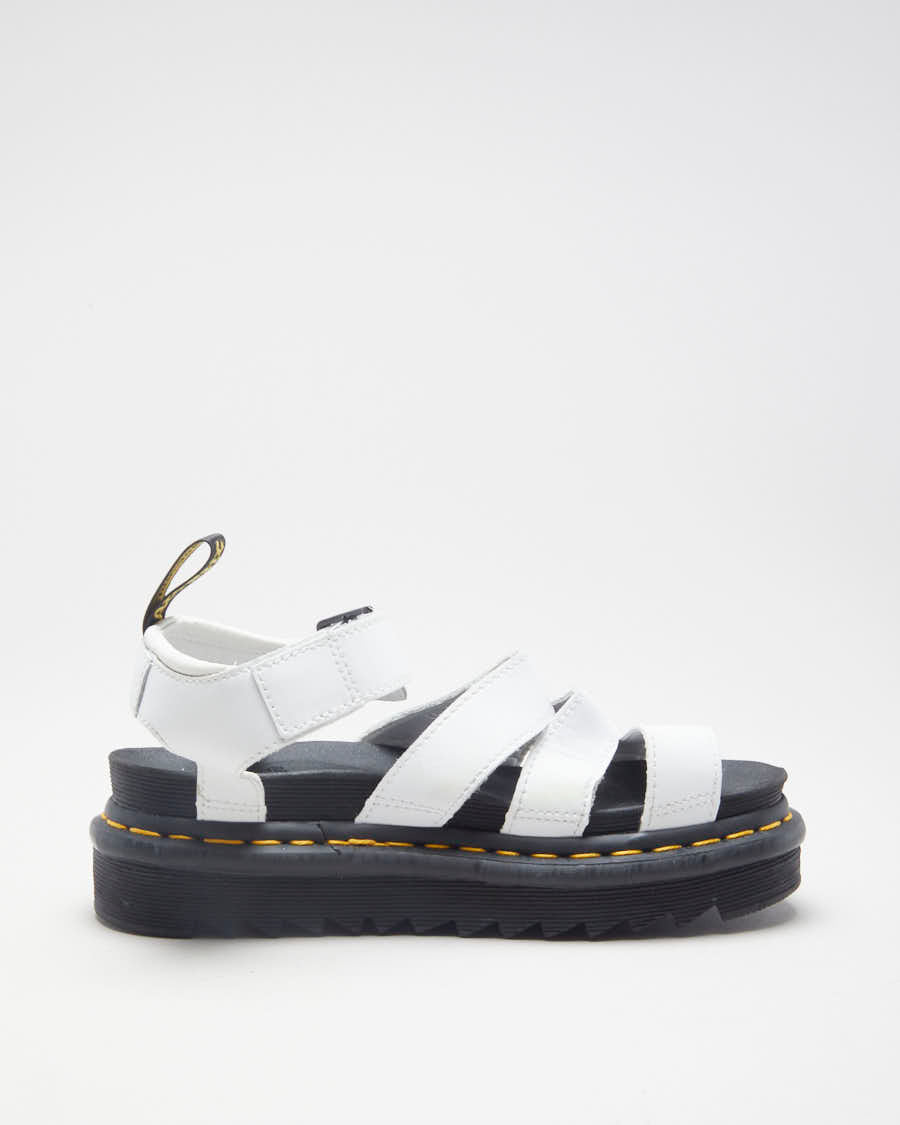 White Dr Martin Blaire Sandals - UK 3