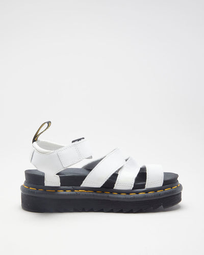 White Dr Martin Blaire Sandals - UK 3