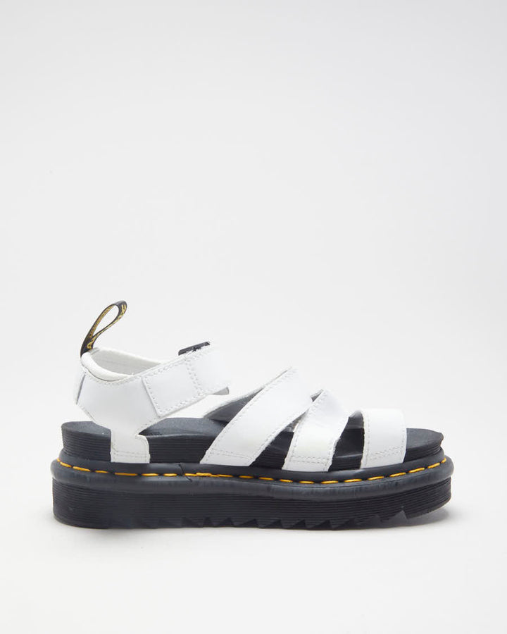 White Dr Martin Blaire Sandals - UK 3