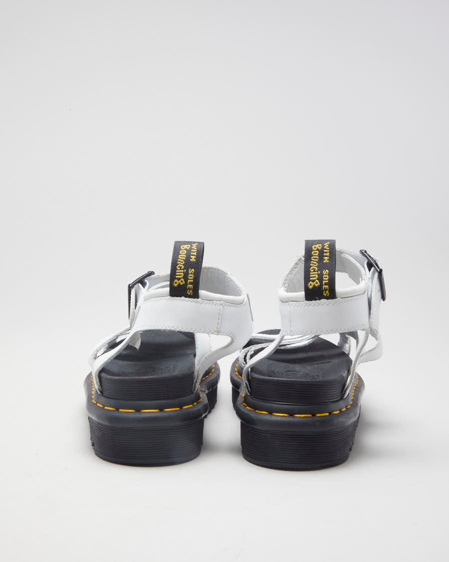 White Dr Martin Blaire Sandals - UK 3