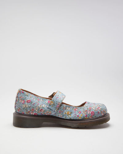 Floral Dr Marten Mary Jane Shoes - UK 5