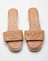 Brown Tory Burch Woven Sandals