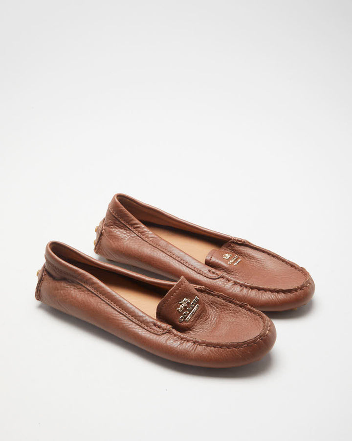 Brown Coach Nancy Loafers - UK 3