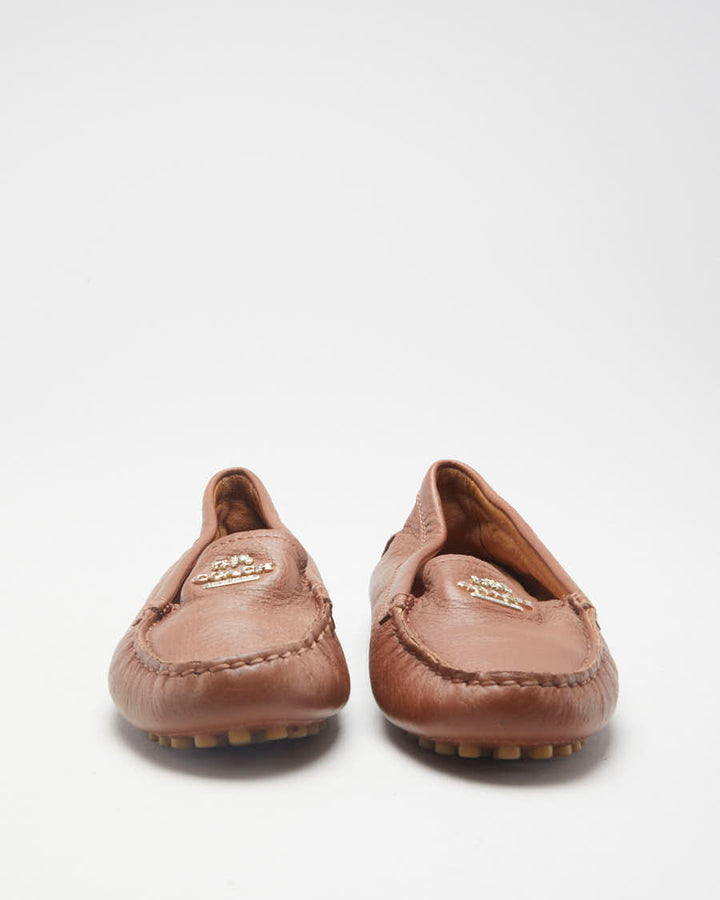 Brown Coach Nancy Loafers - UK 3