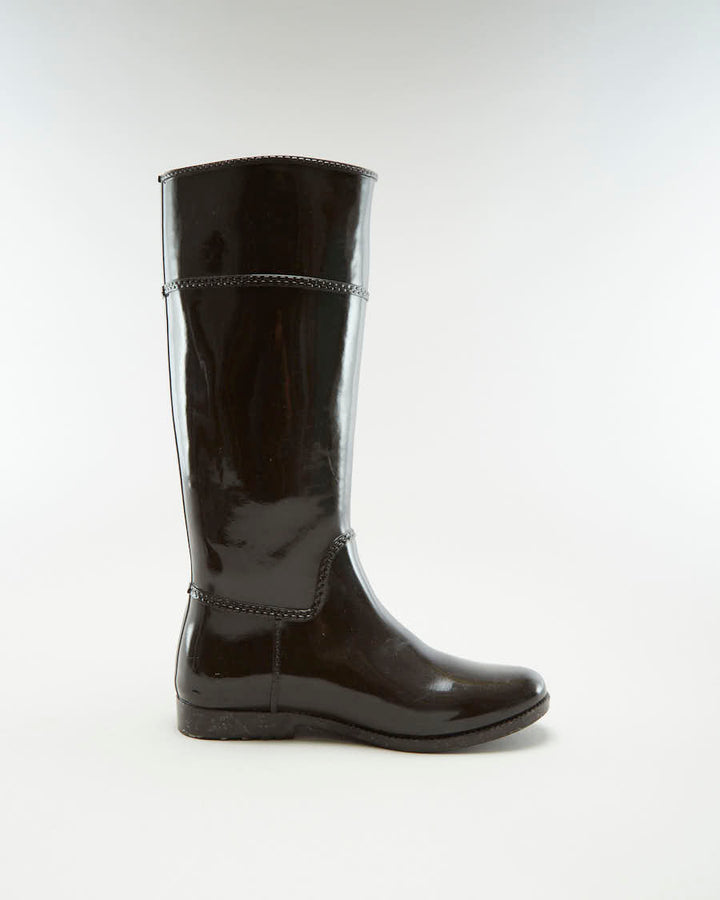 Michael Kors Brown Wellington Boots - UK 9