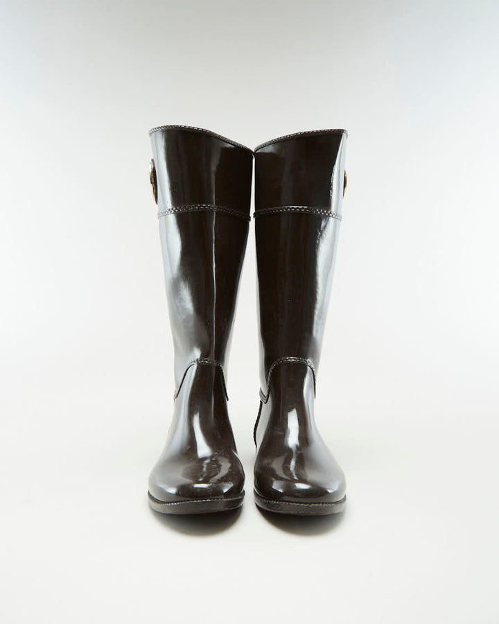 Michael Kors Brown Wellington Boots - UK 9