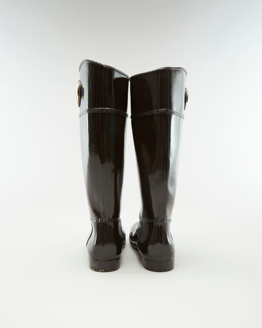 Michael Kors Brown Wellington Boots - UK 9