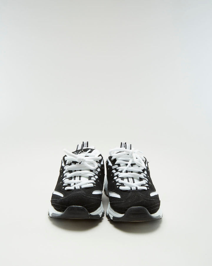 Skechers Memory Foam Air Cooled Black Trainers - Womens UK 3