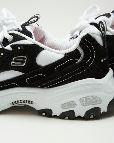 Skechers Memory Foam Air Cooled Black Trainers - Womens UK 3
