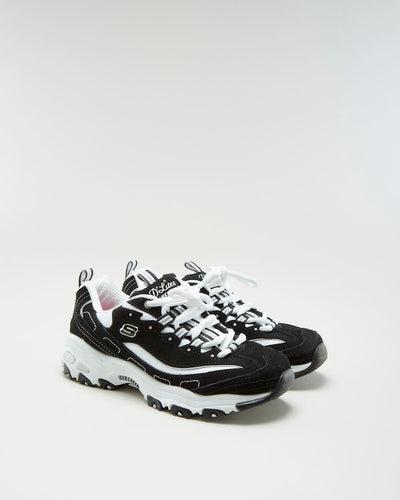 Skechers Memory Foam Air Cooled Black Trainers - Womens UK 3