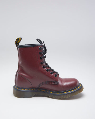 Dr Martens Cherry Red 8 Eyelet Boots - UK 4