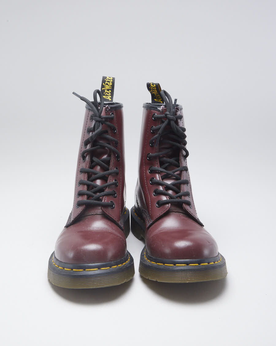 Dr Martens Cherry Red 8 Eyelet Boots - UK 4