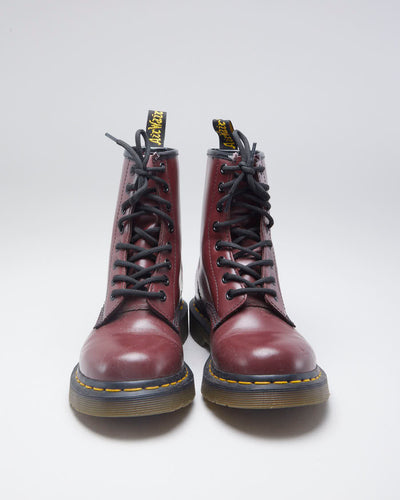 Dr Martens Cherry Red 8 Eyelet Boots - UK 4