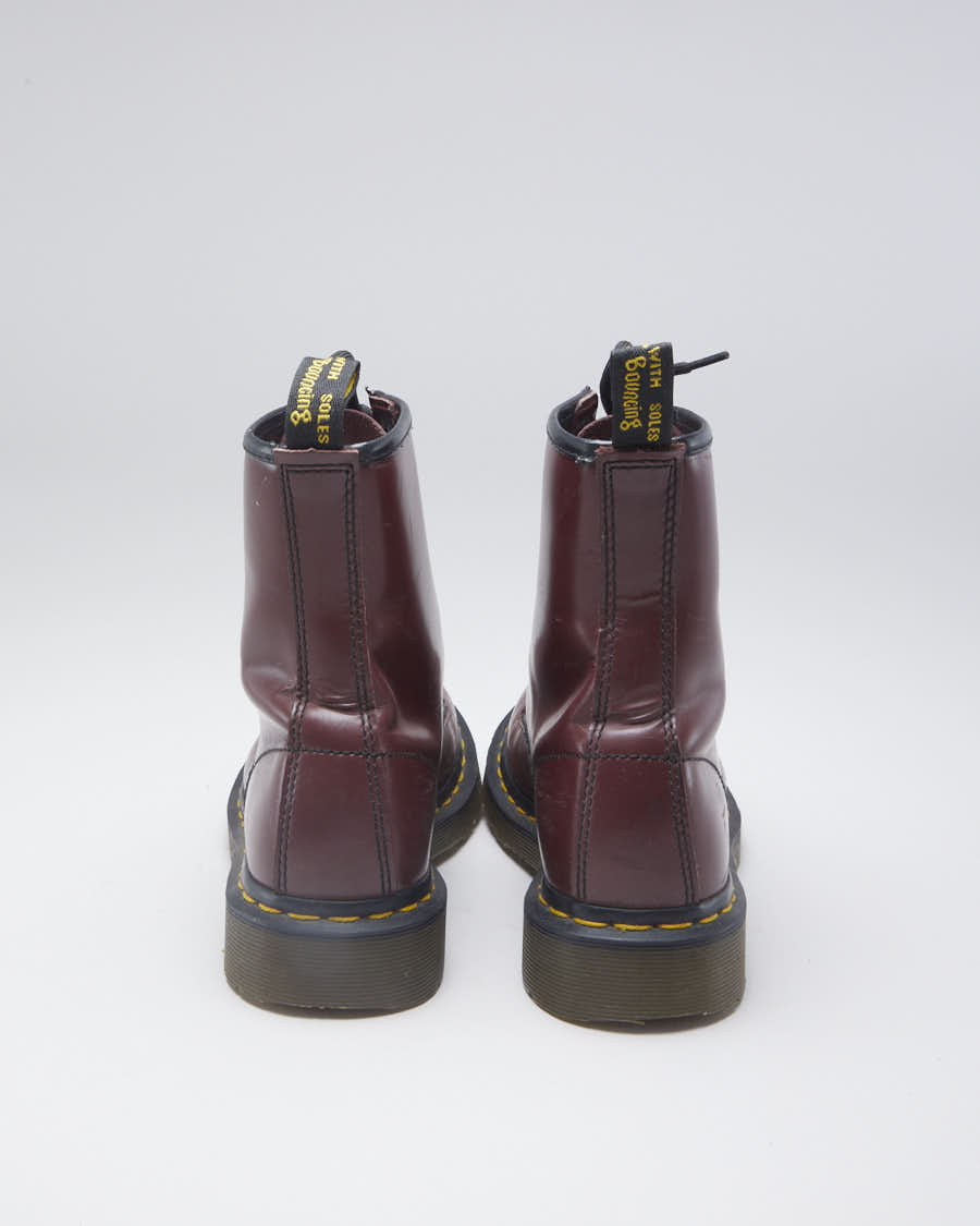 Dr Martens Cherry Red 8 Eyelet Boots - UK 4