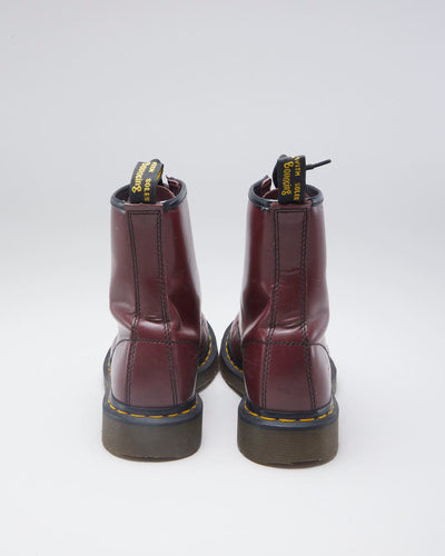 Dr Martens Cherry Red 8 Eyelet Boots - UK 4