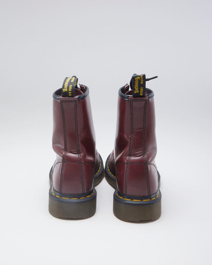 Dr Martens Cherry Red 8 Eyelet Boots - UK 4
