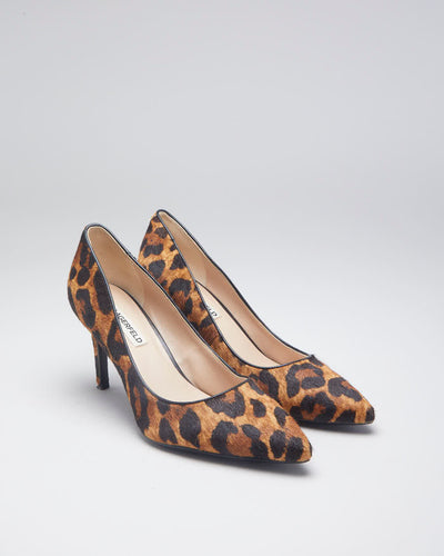 Karl Lagerfeld Leopard Cow Fur Heels - EUR 38.5