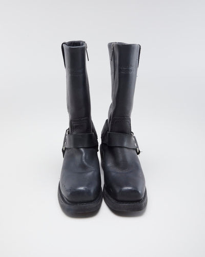 Women's Black Harley Davidson Leather boots - 4