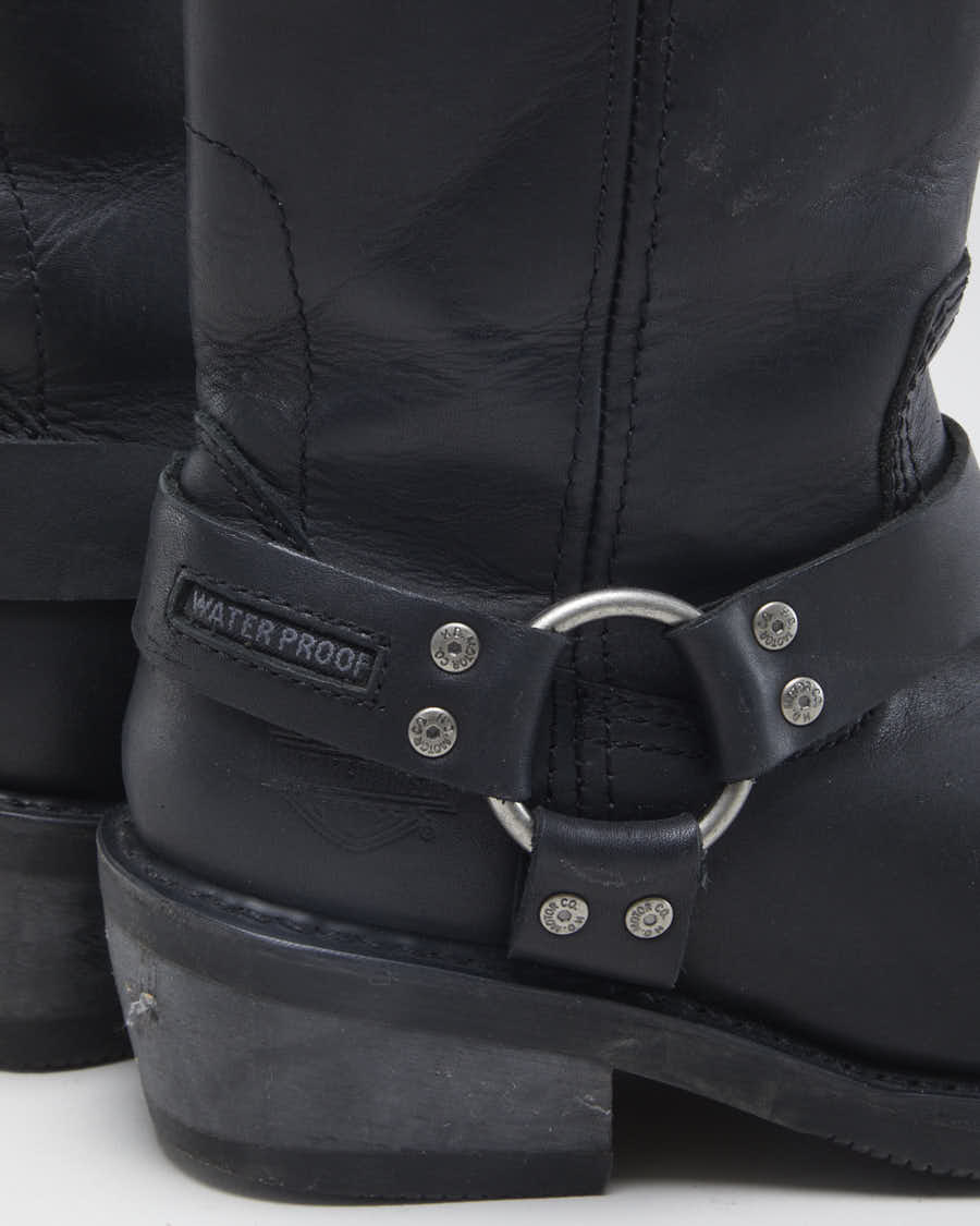 Women's Black Harley Davidson Leather boots - 4