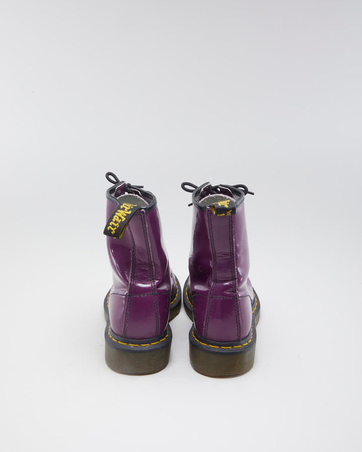 Botines Dr Martens 101 Gamuza Ankle Boots Mujer Moradas Con