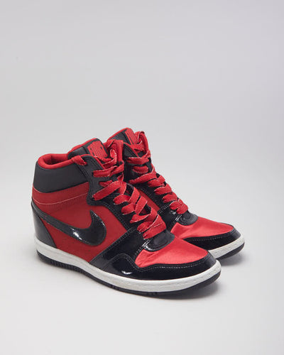 Nike Women's Force Sky High Patent Leather Trainers - UK 6.5