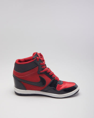 Nike Women's Force Sky High Patent Leather Trainers - UK 6.5