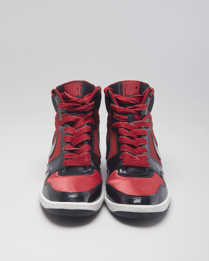 Nike Women's Force Sky High Patent Leather Trainers - UK 6.5