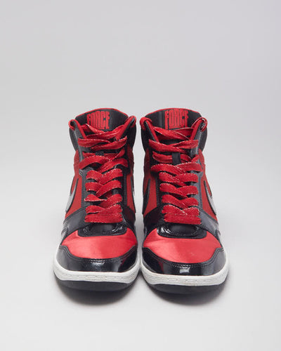 Nike Women's Force Sky High Patent Leather Trainers - UK 6.5