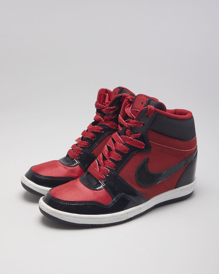 Nike Women's Force Sky High Patent Leather Trainers - UK 6.5